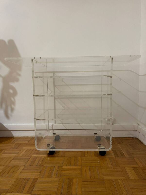 Console en plexiglas David Lange