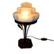 French Art Deco Lamp with Blue Shade, 1920/30s