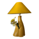 Ceramic table lamp and decorative pot 1980