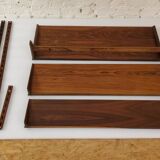 Scandinavian wooden wall-mounted secretary shelf Design Kai Kristiansen