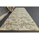 1970s Vintage Turkish Hand-Knotted Wool Cotton Tan Runner Rug 93x287