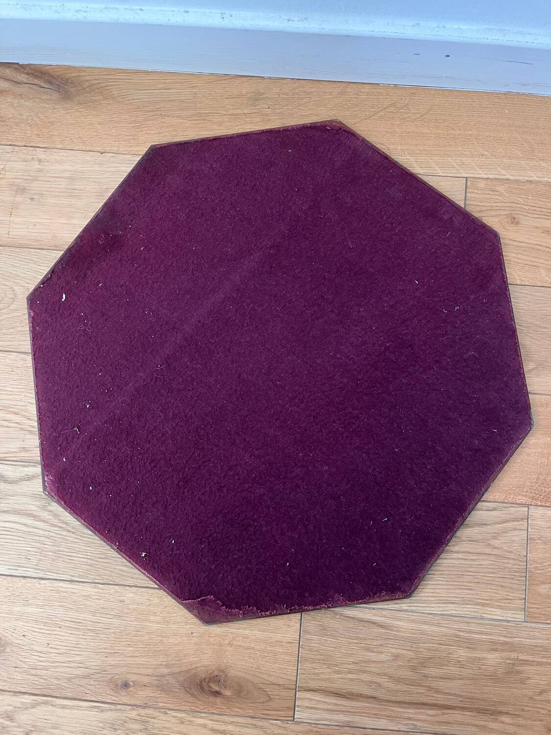 Vintage beveled mirror