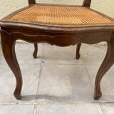 Chairs canned carved backrest