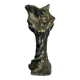 Vase en céramique églomisé