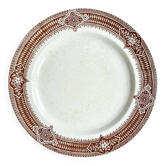 Large Terre de fer dish 1900 / Pexonne