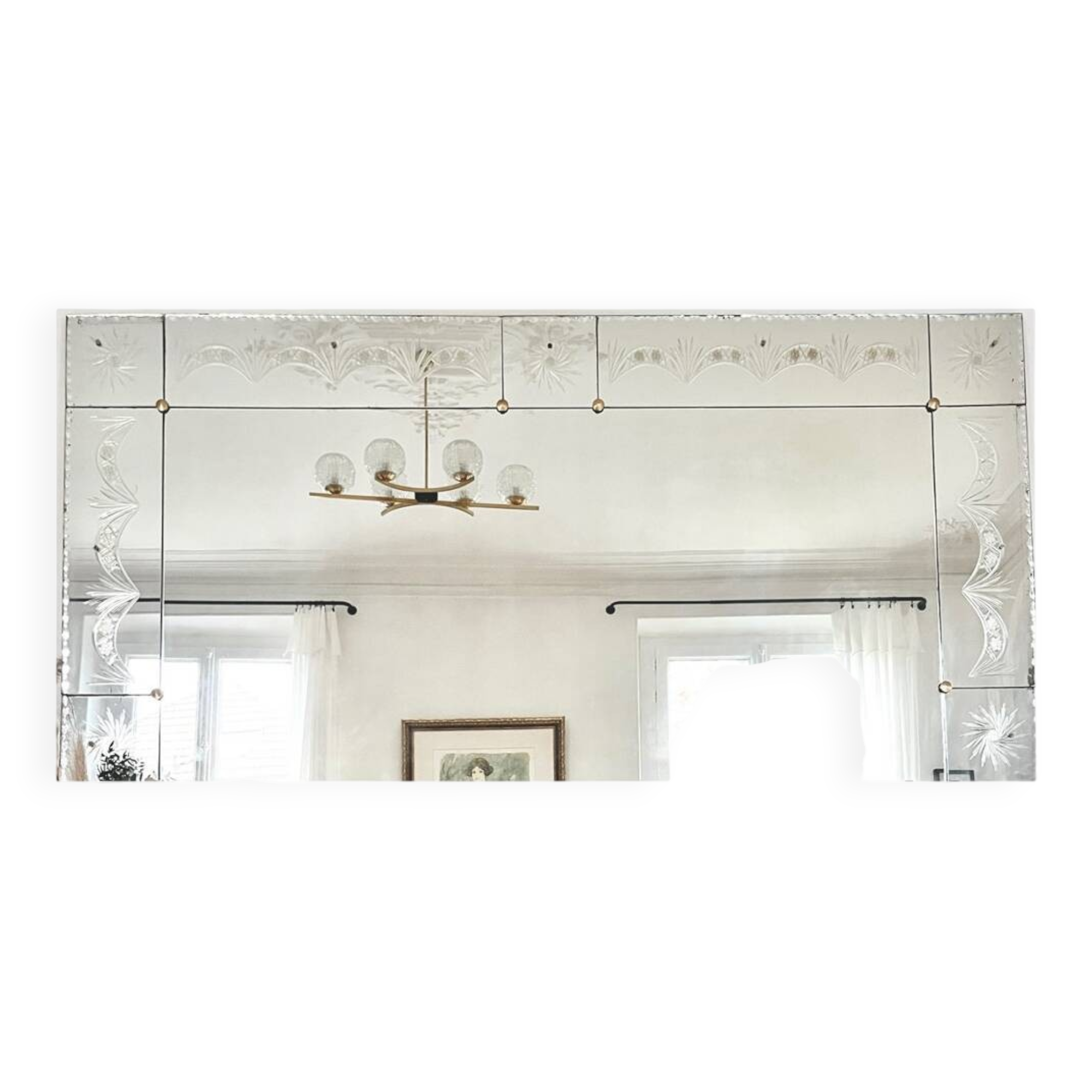 Large Art Deco mirror
