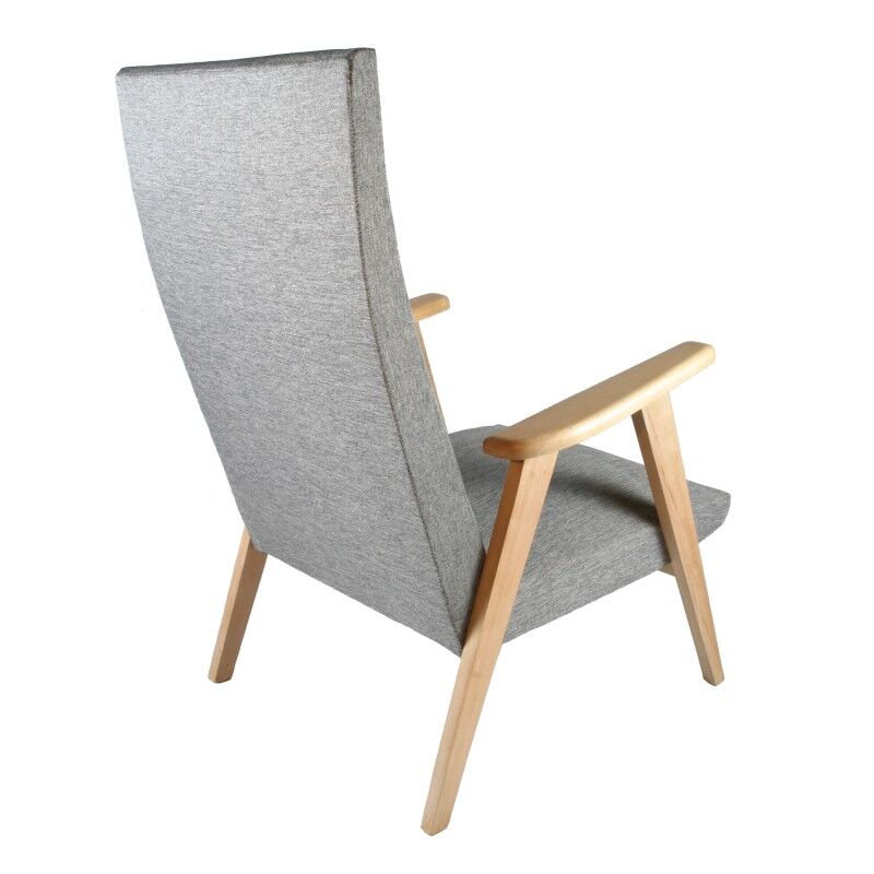 Fauteuil pieds compas des années 60