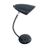 Lampe bureau monteuse métal noir  1960