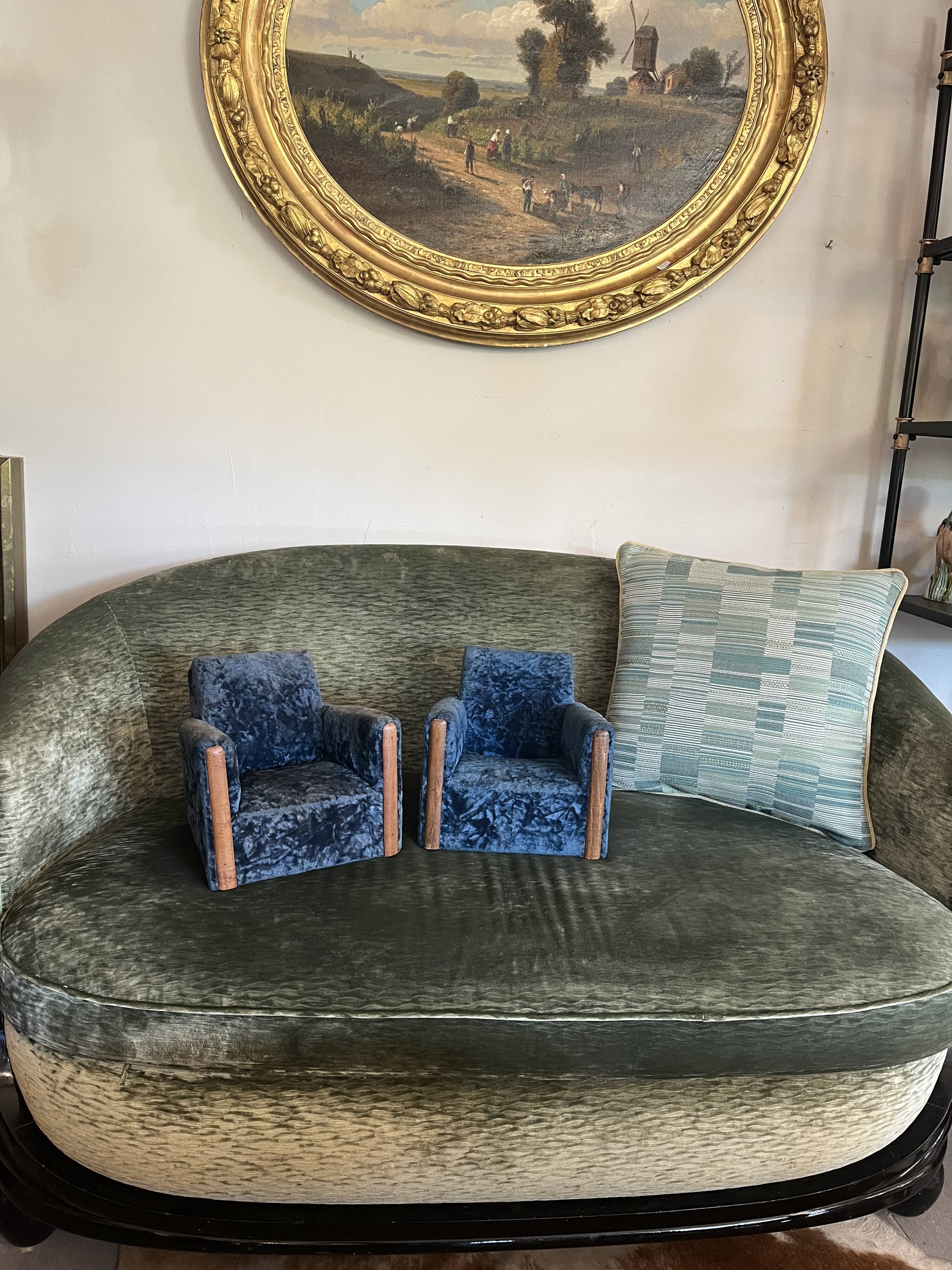 Pair of master's armchairs