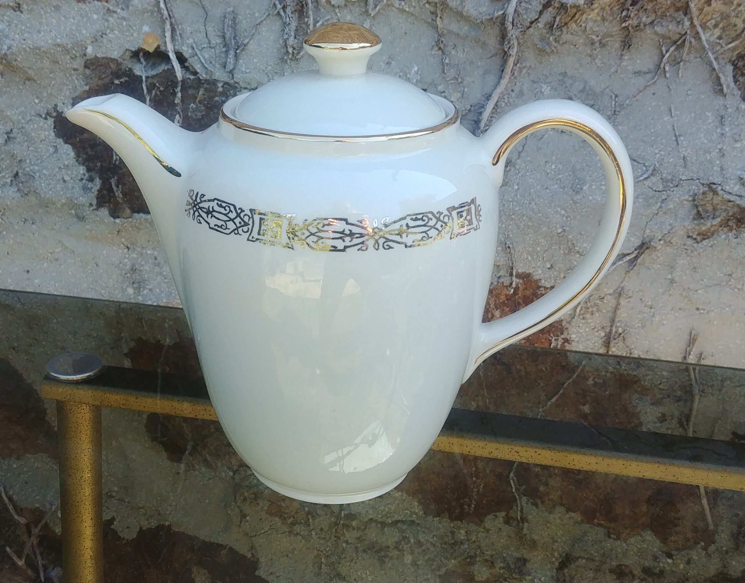 Large Teapot/Coffee Maker Vintage 50s from Villeroy and Boch Mettlach N°9001