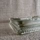 Large ashtray, pocket emptier, modernist glass paving from the 1960s.