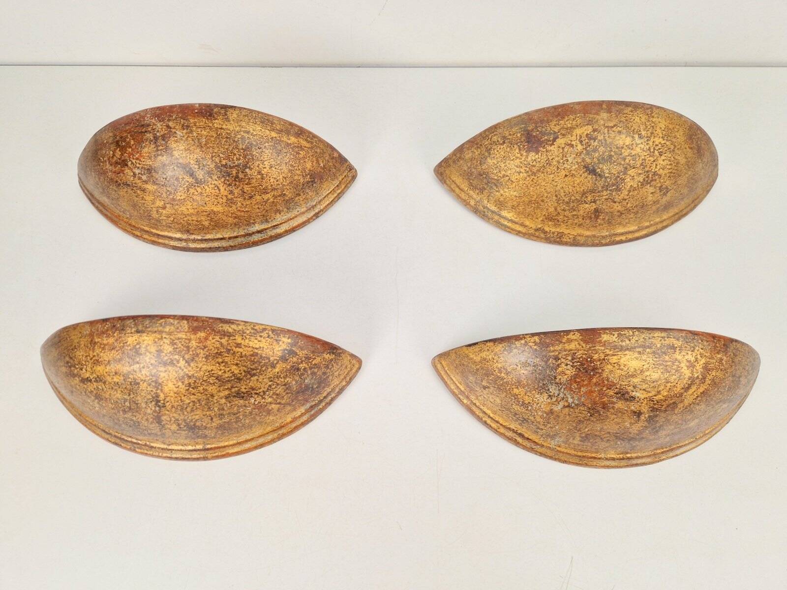 Terracotta Lisicia Wall Lamps from Paolo Marioni, 1970s, Set of 4