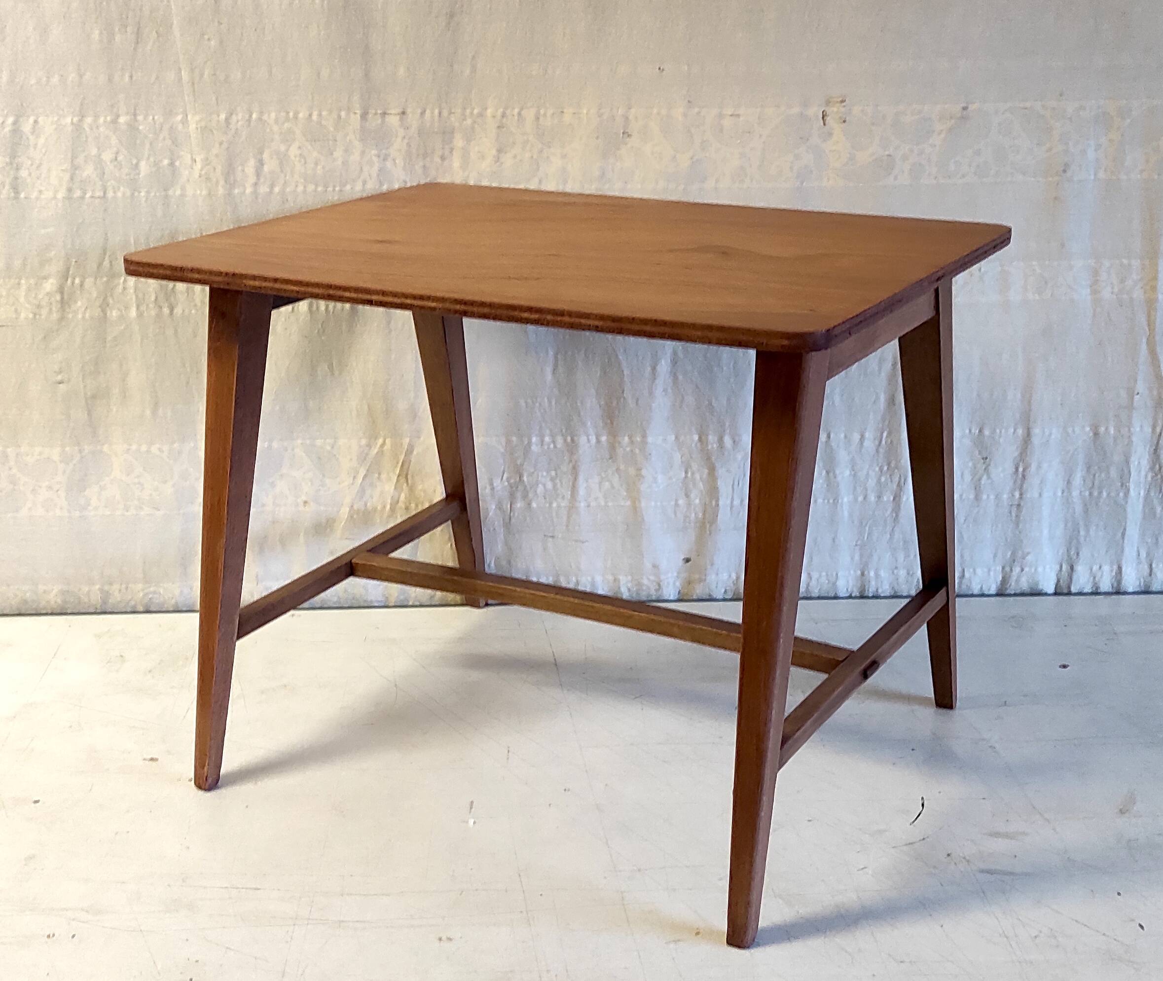 Solid wood coffee table - 1950s/60s