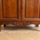 Classic showcase library in cherry wood
