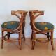 Salon de jardin en rotin console et deux fauteuils