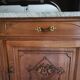 Grand buffet two-body from the 1910s - Solid wood, marble & bevelled mirror.