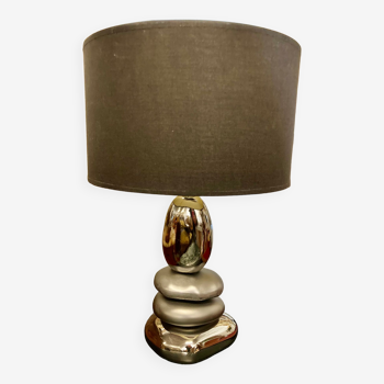 F. Chestnut table lamp