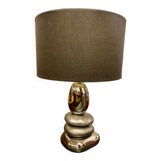 F. Chestnut table lamp