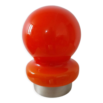 Orange table lamp 70s