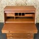 60s 70s Teak Secretary Danish Modern Desk Dyrlund Design Denmark 60s 70s