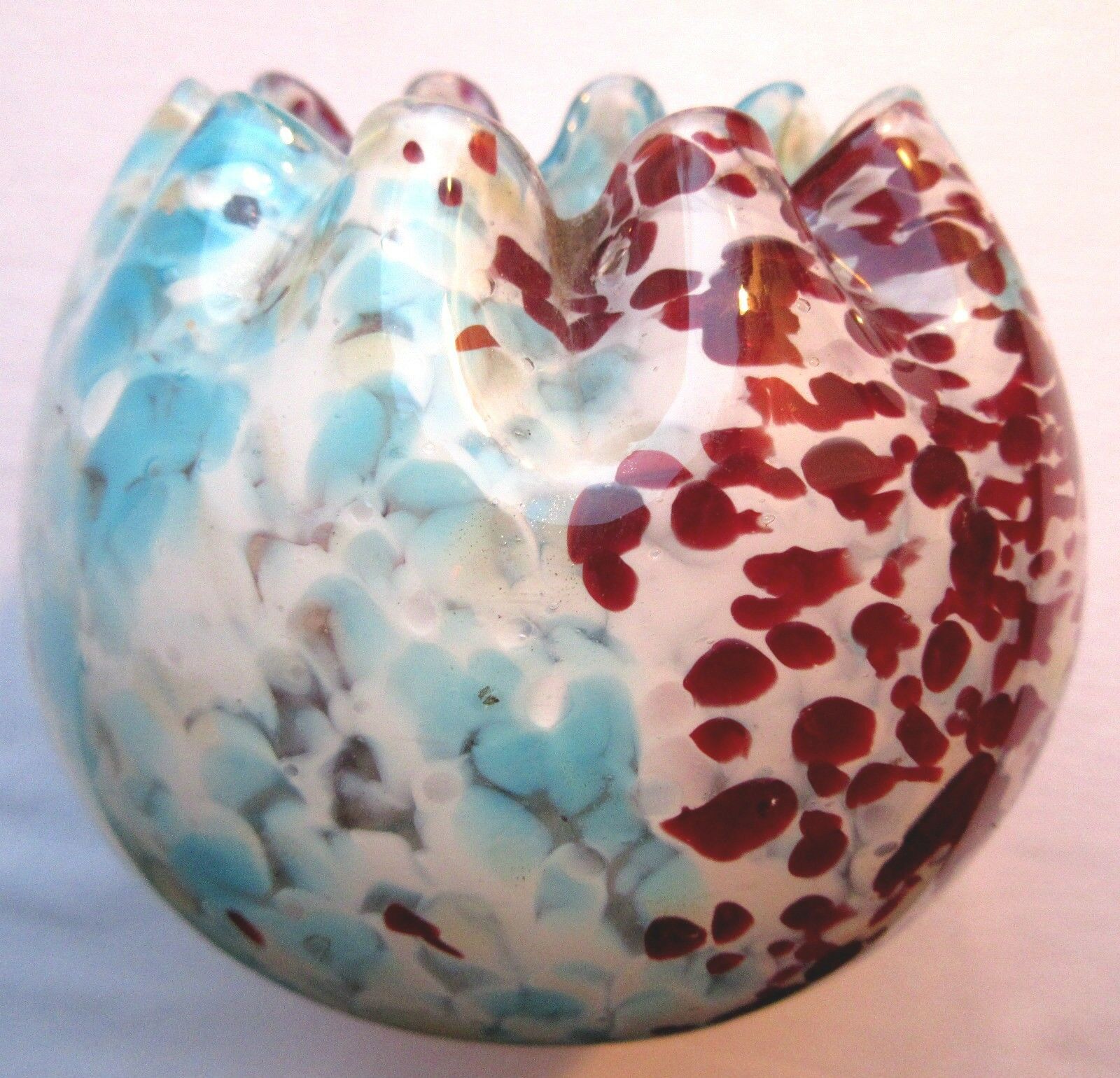 Vase, Clichy "Snow" Legras