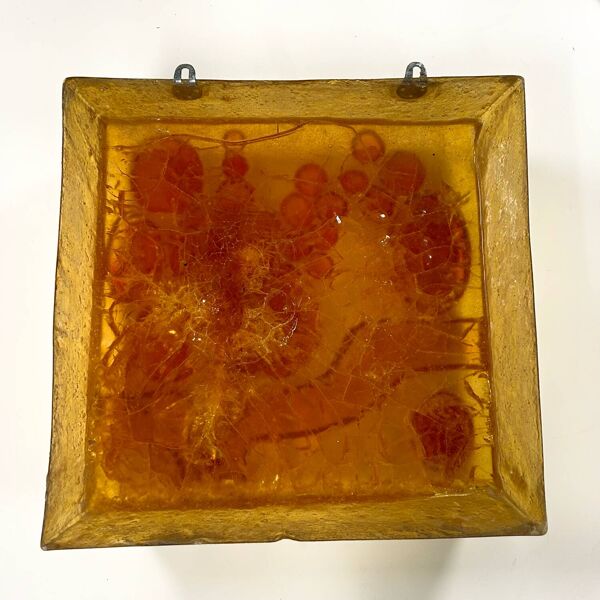 Sculpture murale pop-art de matius, france, années 1970