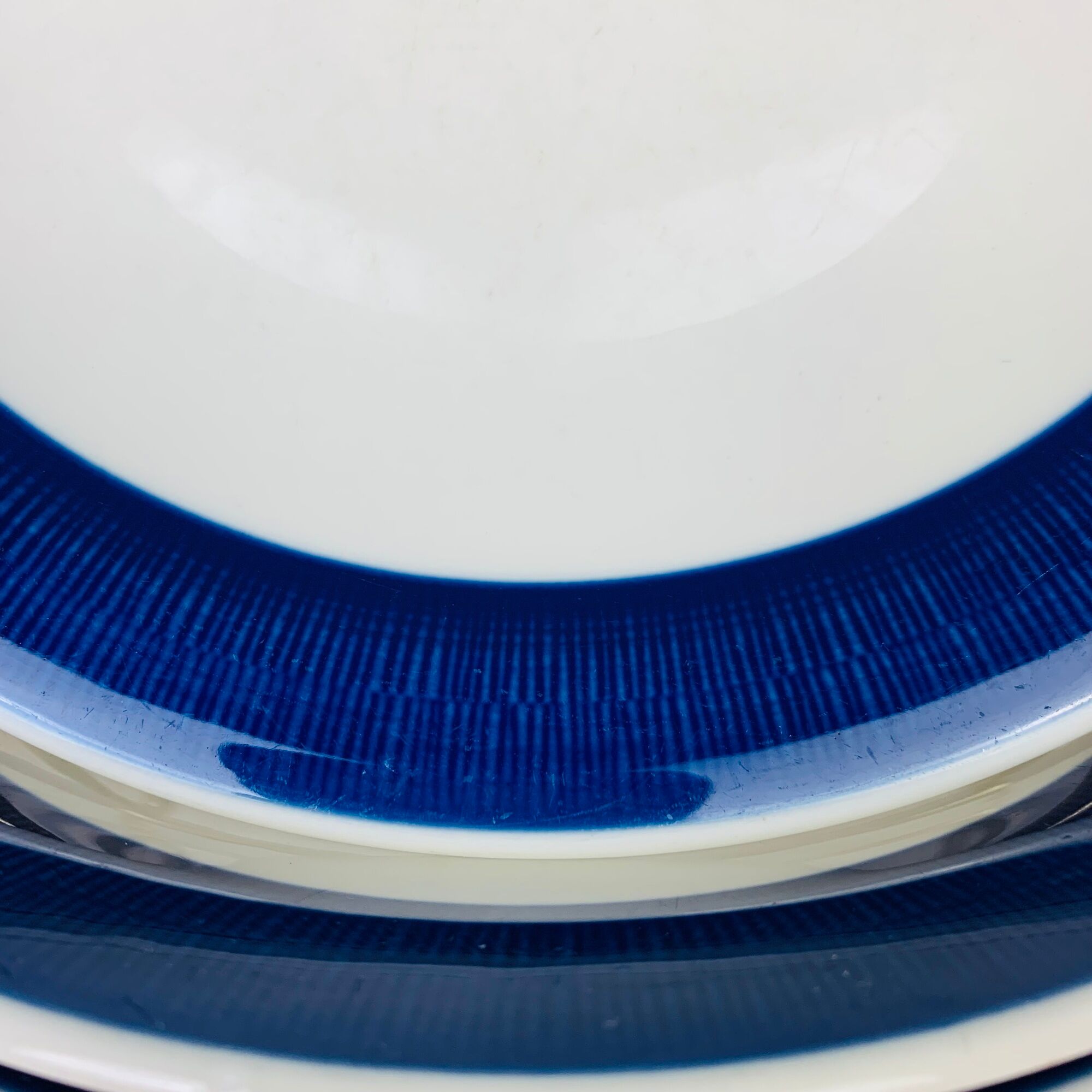 8 Koka ceramic flat plates by Rörstrand Sweden, Scandinavian