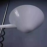 White floor lamp, Italian design from the 70s by Mauro Mazoll