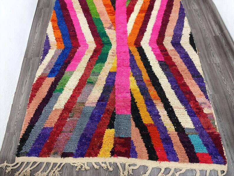 Rare handmade wool rug 200cm x 300cm