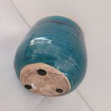 Artisanal cracked ceramic pot cover