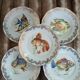 12 antique "Royal" dinner plates + 1 dish