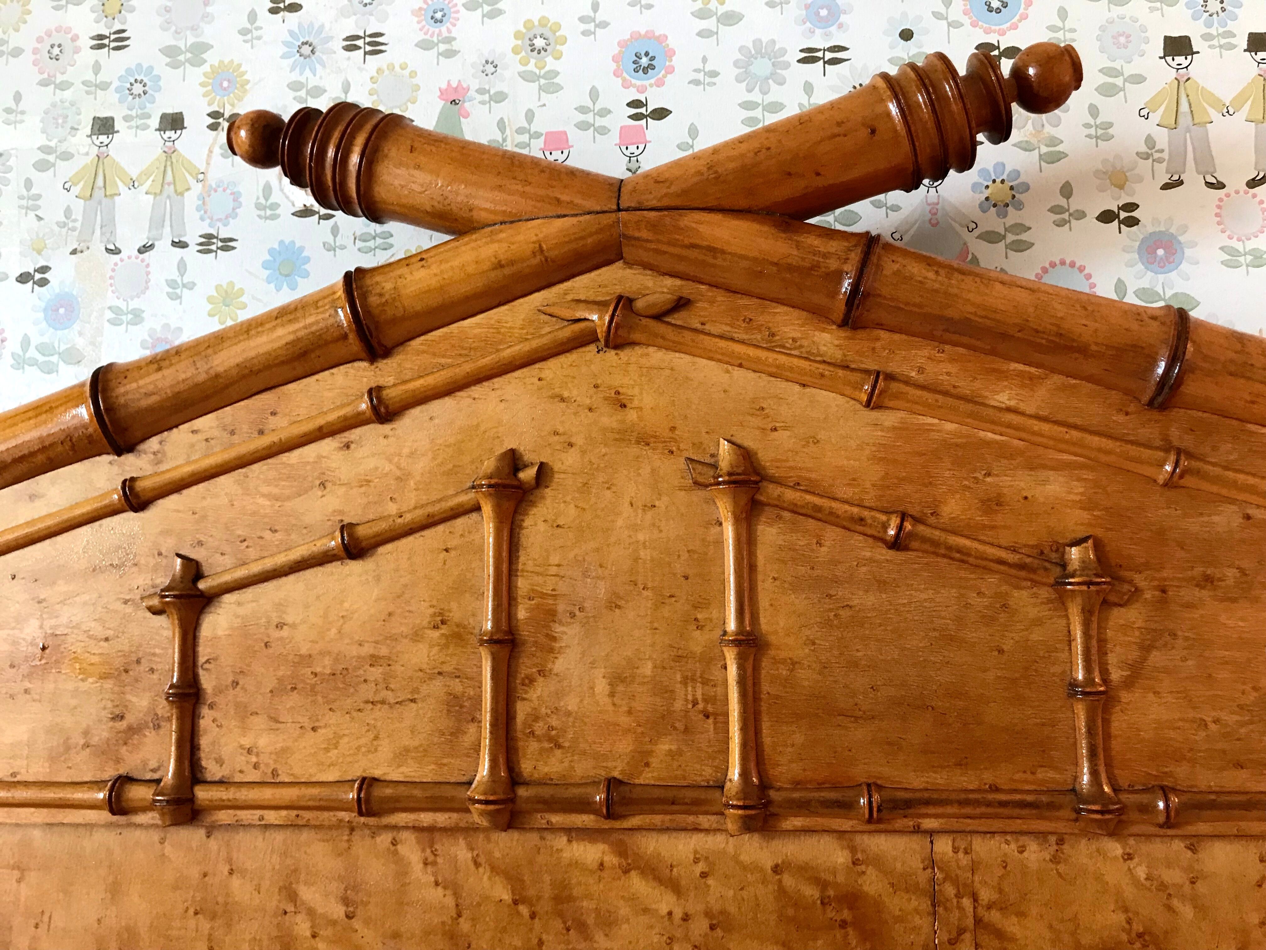 Bed bamboo collection circa 1870 Napoleon III