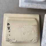 Wall mounted ceramic soap dish