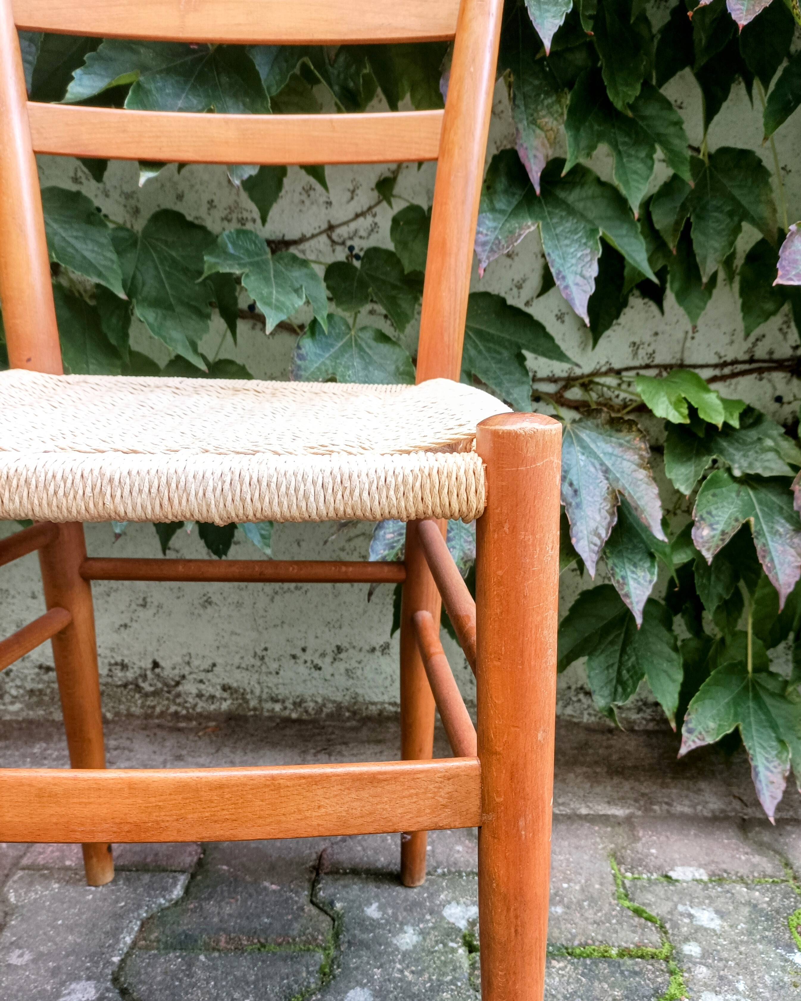 Spinetto rope chairs by Chiavari