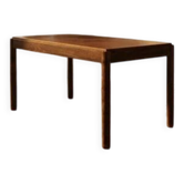 Vintage coffee table, mid-century modern wooden living room table, 1970s