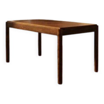 Table basse vintage, table en bois de style moderne du milieu du siècle, années 1970