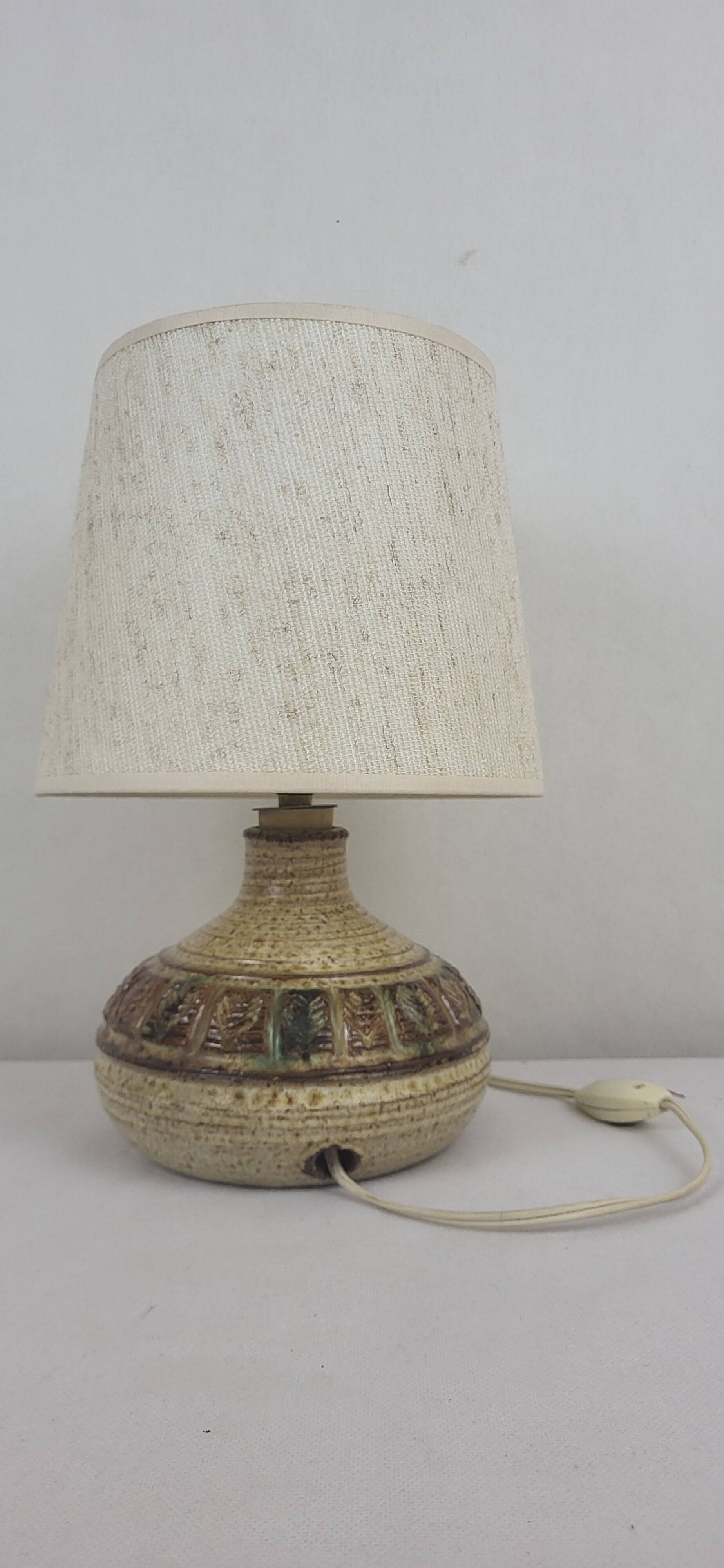 Marcel Giraud ceramic lamp