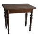 Rustic brown solid wood dining table, 1950s.
