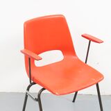 Vintage patio chair with armrests