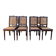 Set of 8 chairs in Louis XVI style – Solid mahogany & gilded bronze
