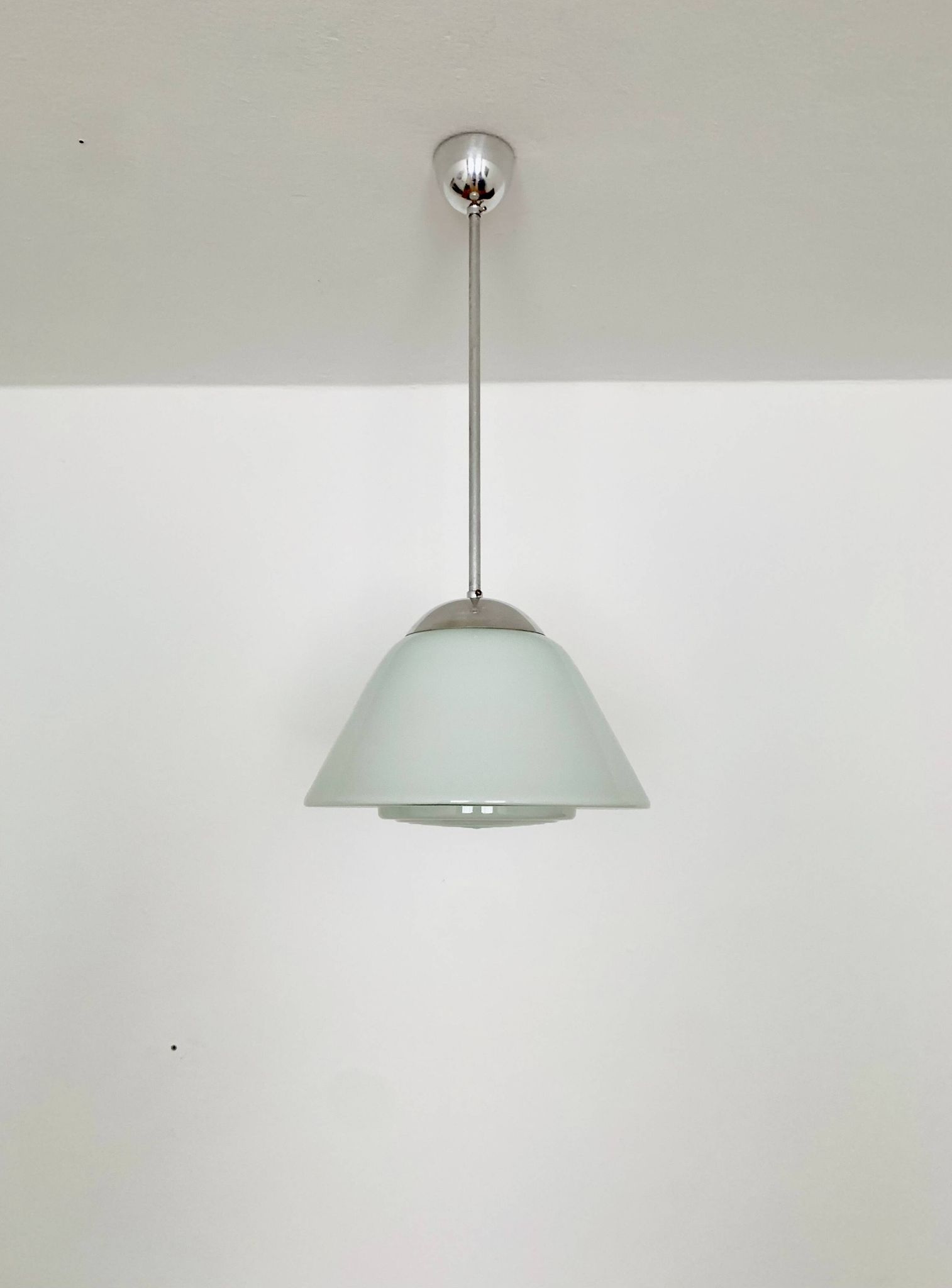 Opaline Glass Pendant Lamp by Wilhelm Wagenfeld for Peill and Putzler