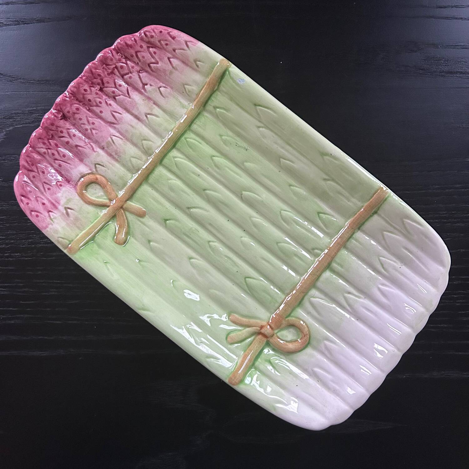 Asparagus in a batter.