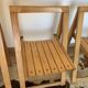 Suite de 4 chaises pliantes