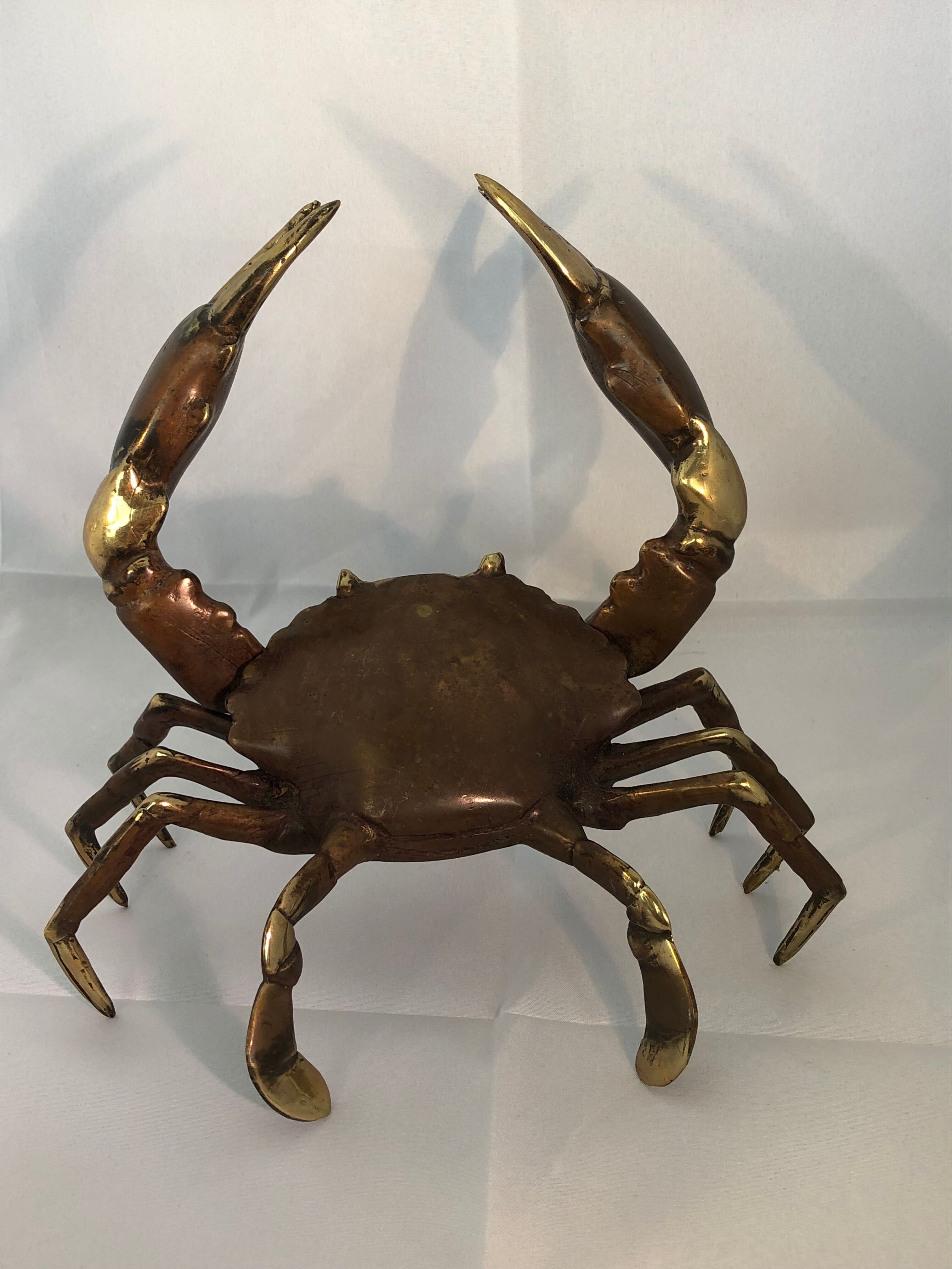 Crabe en laiton