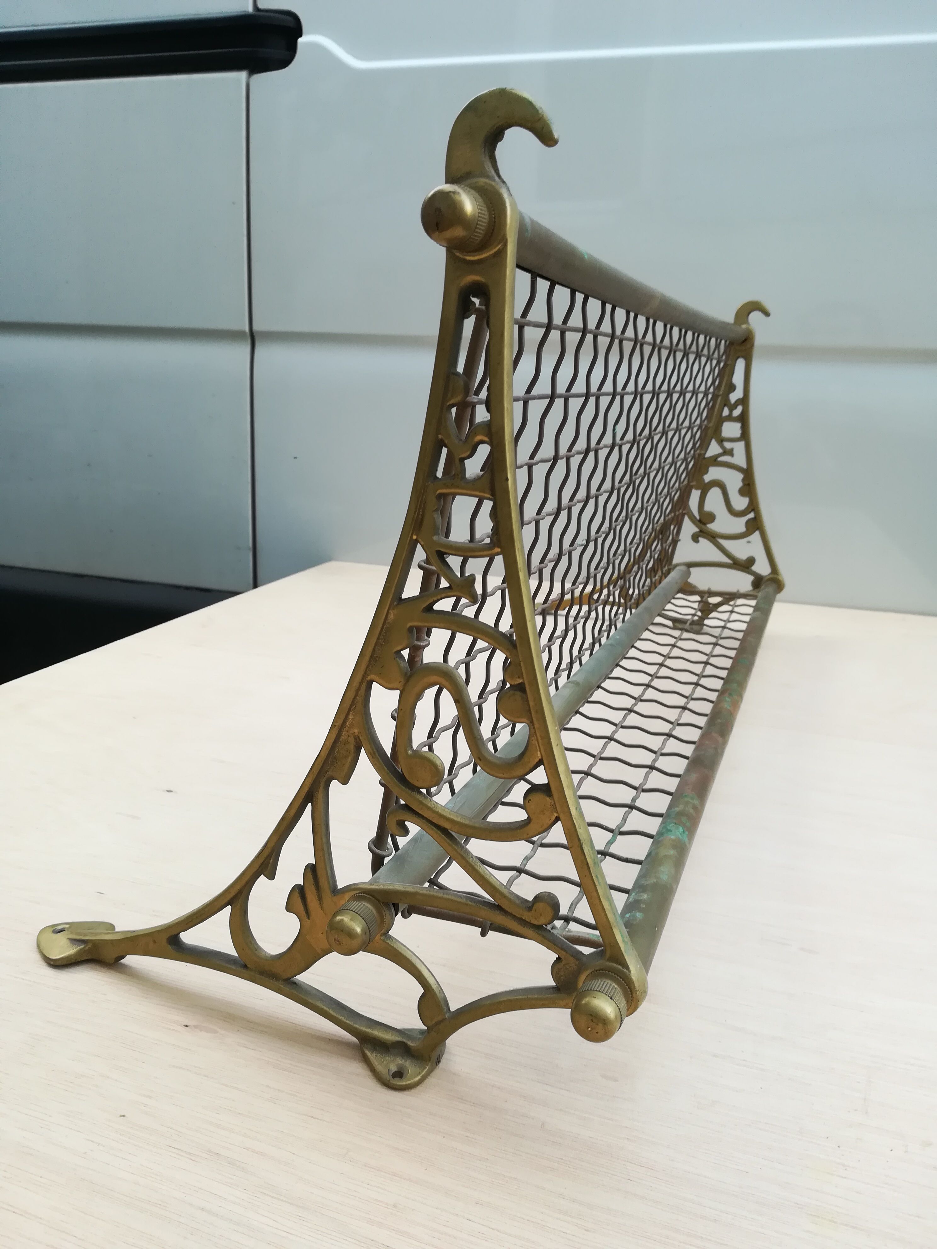 Shelf, train luggage rack