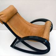Sgarsul rocking chair designed by Gae Aulenti for Poltronova