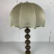Midcentury Scandinavian brass cocoon mushroom lamp, Borens, Sweden 1960s