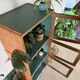 Oak display case