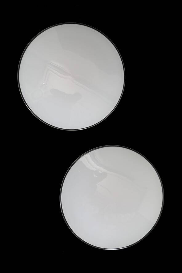 Early Louis Poulsen / Arne Jacobsen "Eklipta" 35cm wall lamp / 1960s / Mid-century Danish modern design
