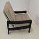 Fauteuil mid-century leda lux années 1980